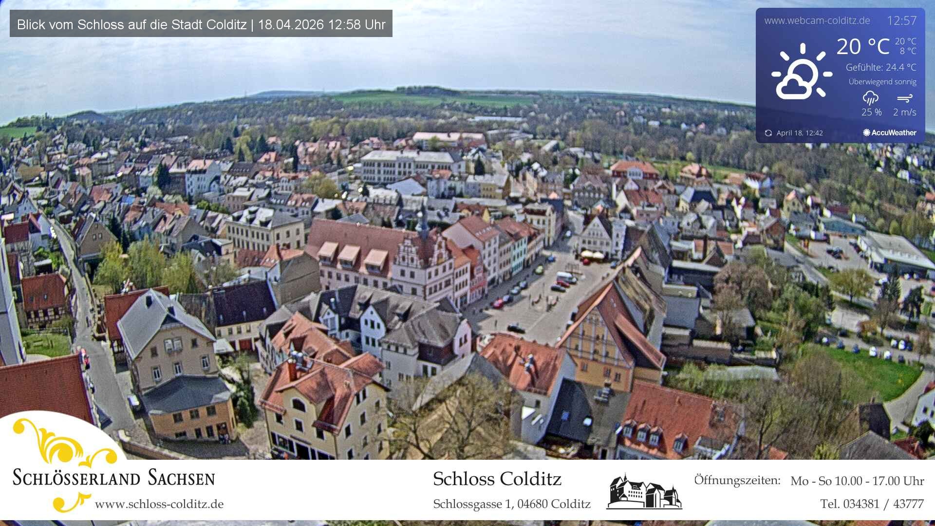 Live-Bild Schloss Colditz