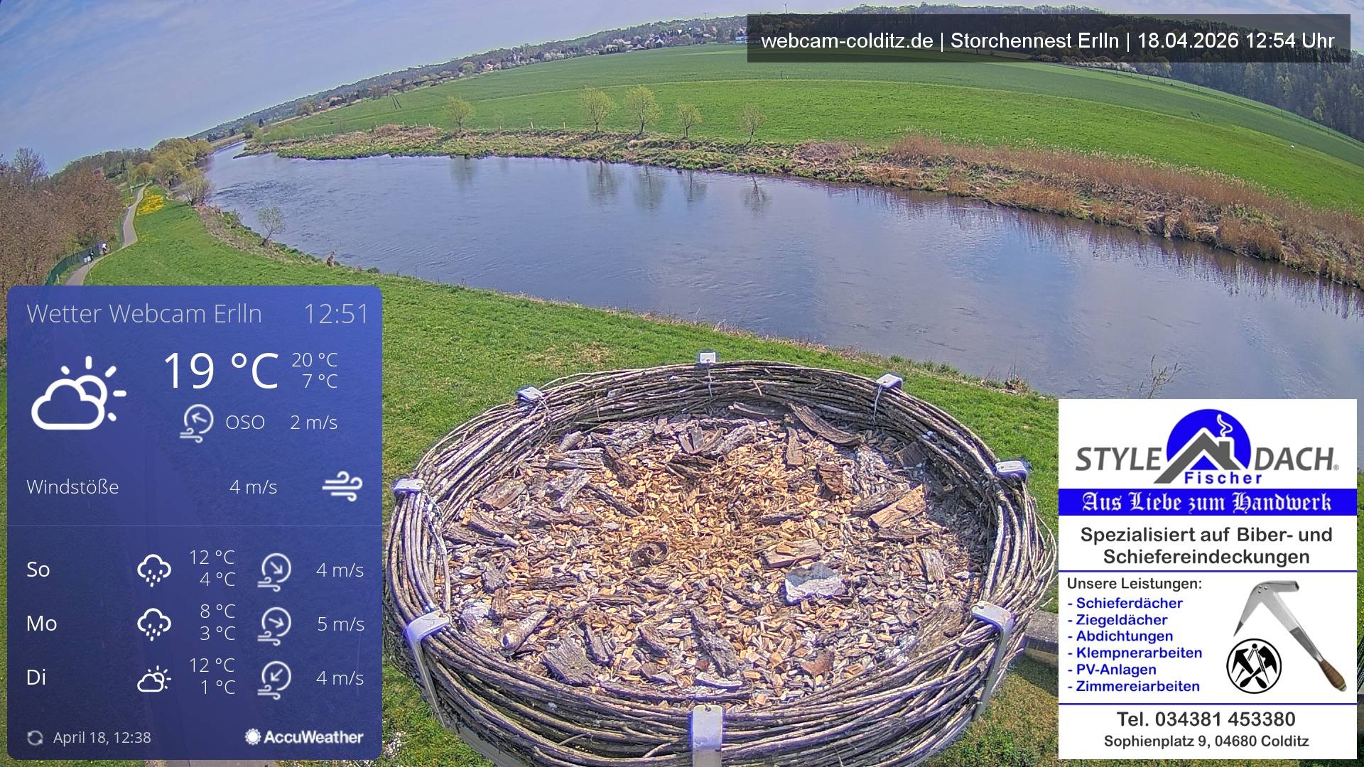 Webcam Storchennest Erlln